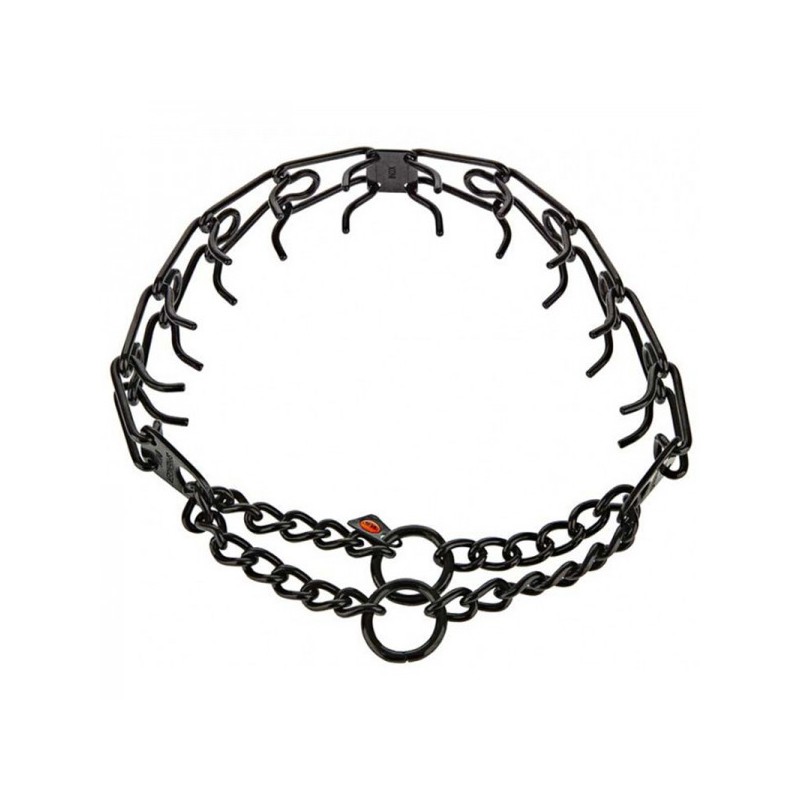 HS pinch collar, small black