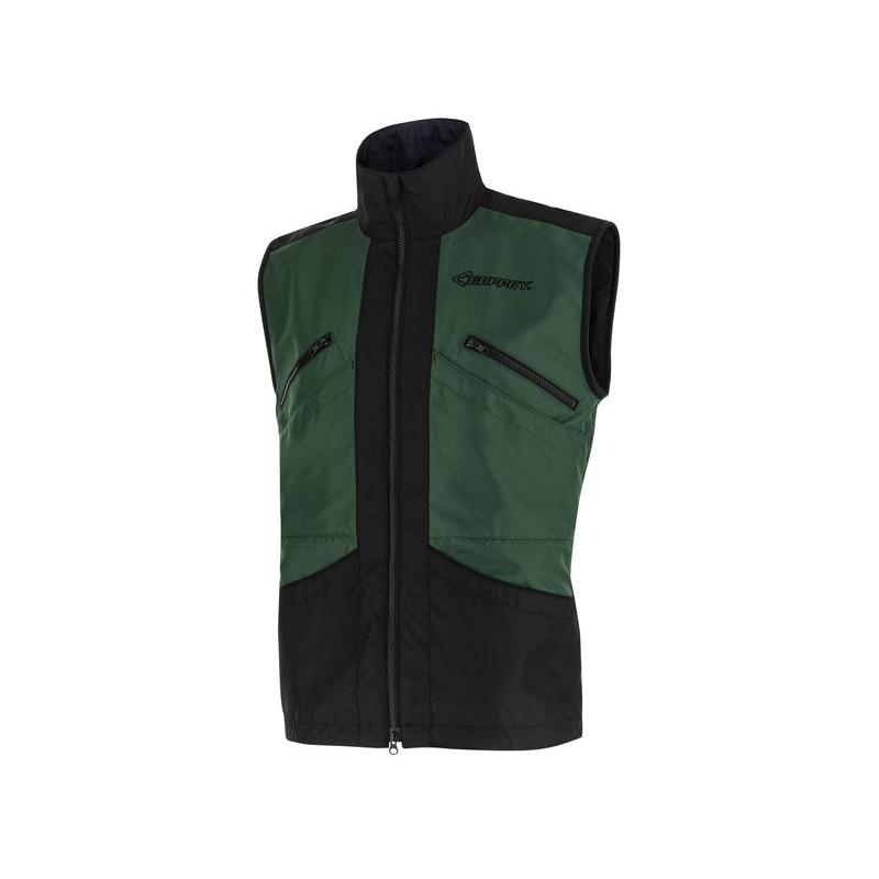 2062-D vest zwart groen