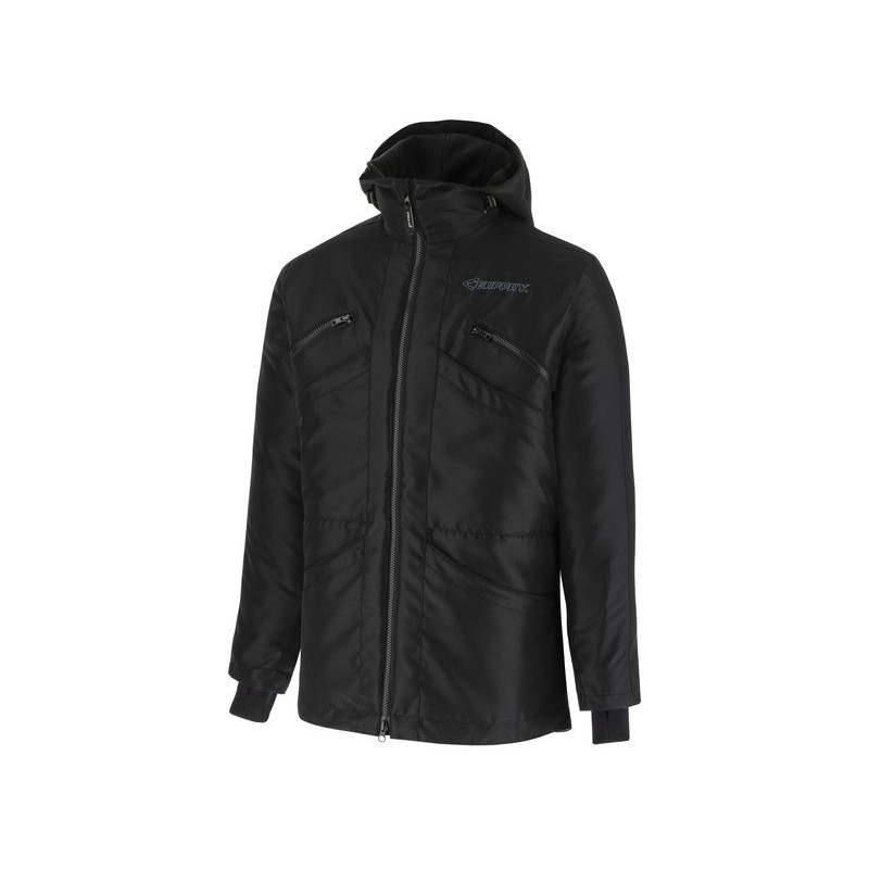 Thermo winterjas "MODERN,, unisex in zwart