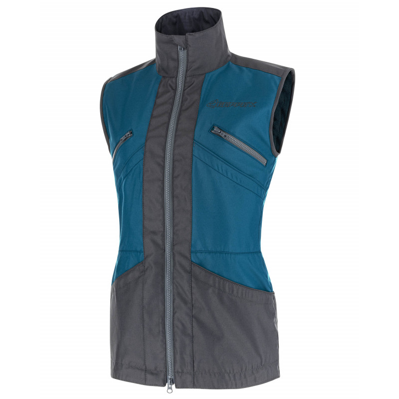 vest "MODERN,, vrouwen snit, grijs/blauw